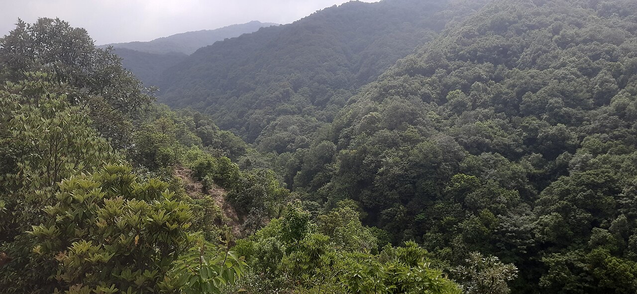 Hillside landscape at Mulkharka in Shivapuri
