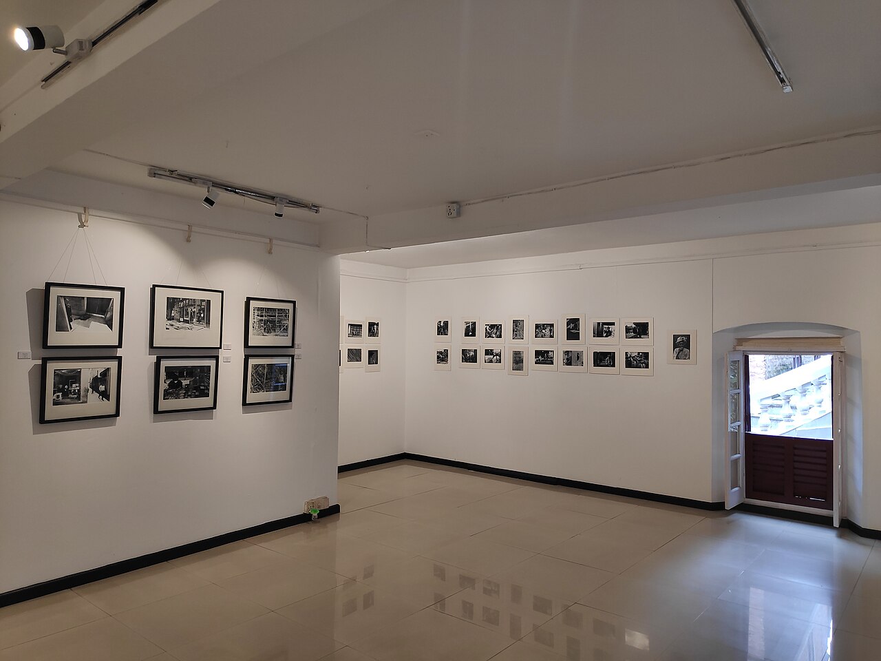 An exhibition interior at Siddhartha Art Gallery